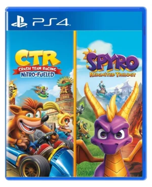 PACOTE DE JOGOS - CRASH TEAM RACING NITRO-FUELED + SPYRO PARA PS4