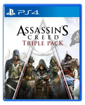 Assassin's Creed Triple Pack: Black Flag, Unity, Syndicate Para PS4
